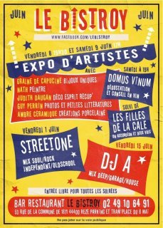 Expo et Filles de la Cale au Bistroy! Expo et Filles de la Cale au Bistroy!
