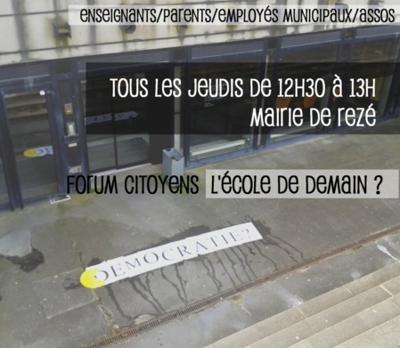 Forum citoyen, tous les Jeudis à 12h30 Forum citoyen, tous les Jeudis à 12h30