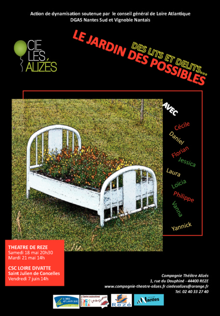 La compagnie des Alizés au théâtre de Rezé samedi 18 et mardi 21 mai La compagnie des Alizés au théâtre de Rezé samedi 18 et mardi 21 mai