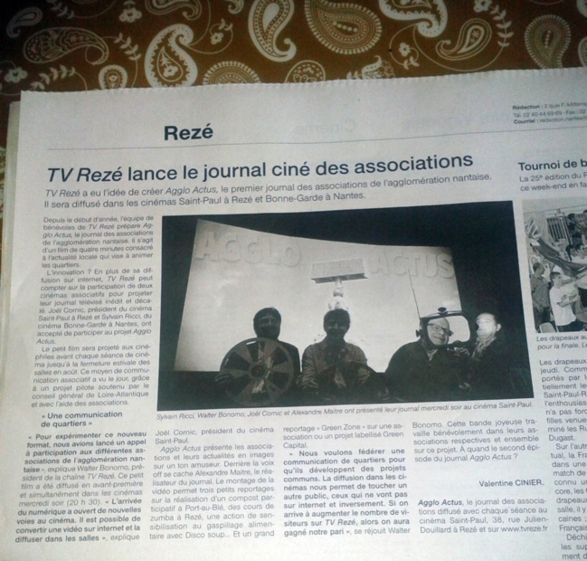 En avant-première : le journal ciné des associations de l'agglo En avant-première : le journal ciné des associations de l'agglo