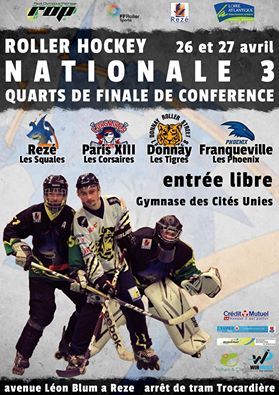 Le Rezé Olympique Patinage, en 1/4 de finale du championnat de France N3