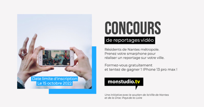 Concours de reportages vidéo sur Nantes Métropole