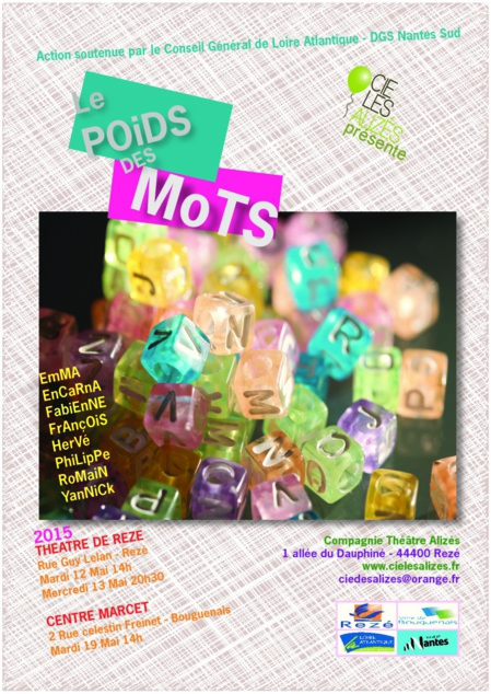 Le POiDS MoTS par la Compagnie Théâtre Les ALIZES Le POiDS MoTS par la Compagnie Théâtre Les ALIZES