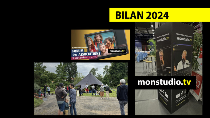 Le bilan d'activité 2024 de monstudioTV Le bilan d'activité 2024 de monstudioTV
