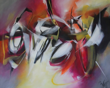 MABRIS, Artiste peintre nantaise, au Palais des Nations à Genève