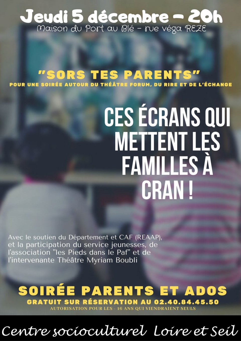 Les écrans qui mettent les familles à cran