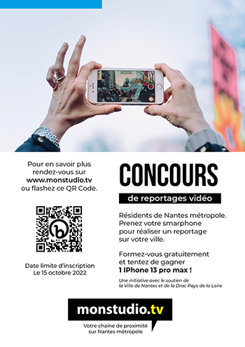 Concours de reportages vidéo sur Nantes Métropole Concours de reportages vidéo sur Nantes Métropole