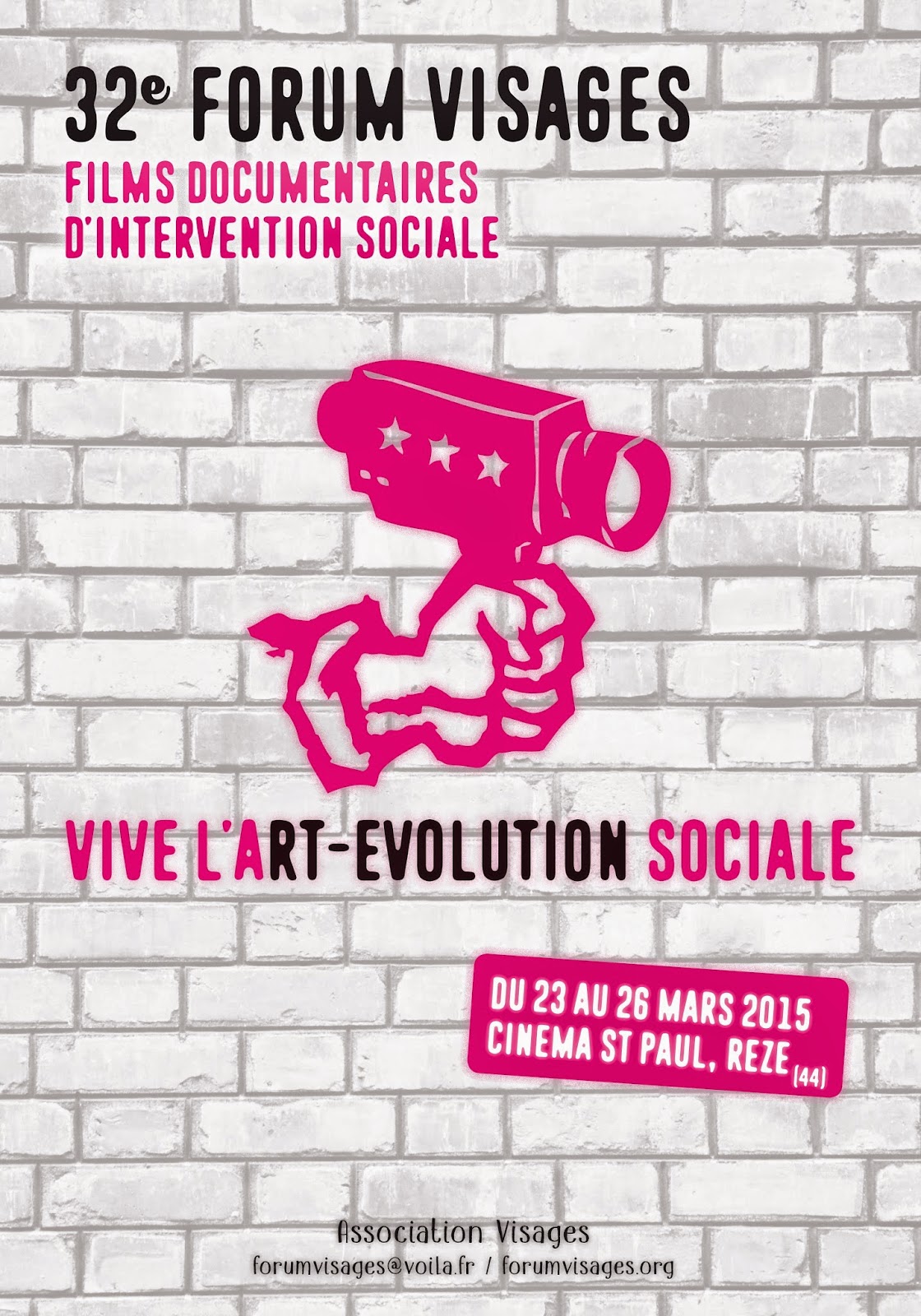 32 ème Forum audiovisuel d'interventions Sociales - VISAGES