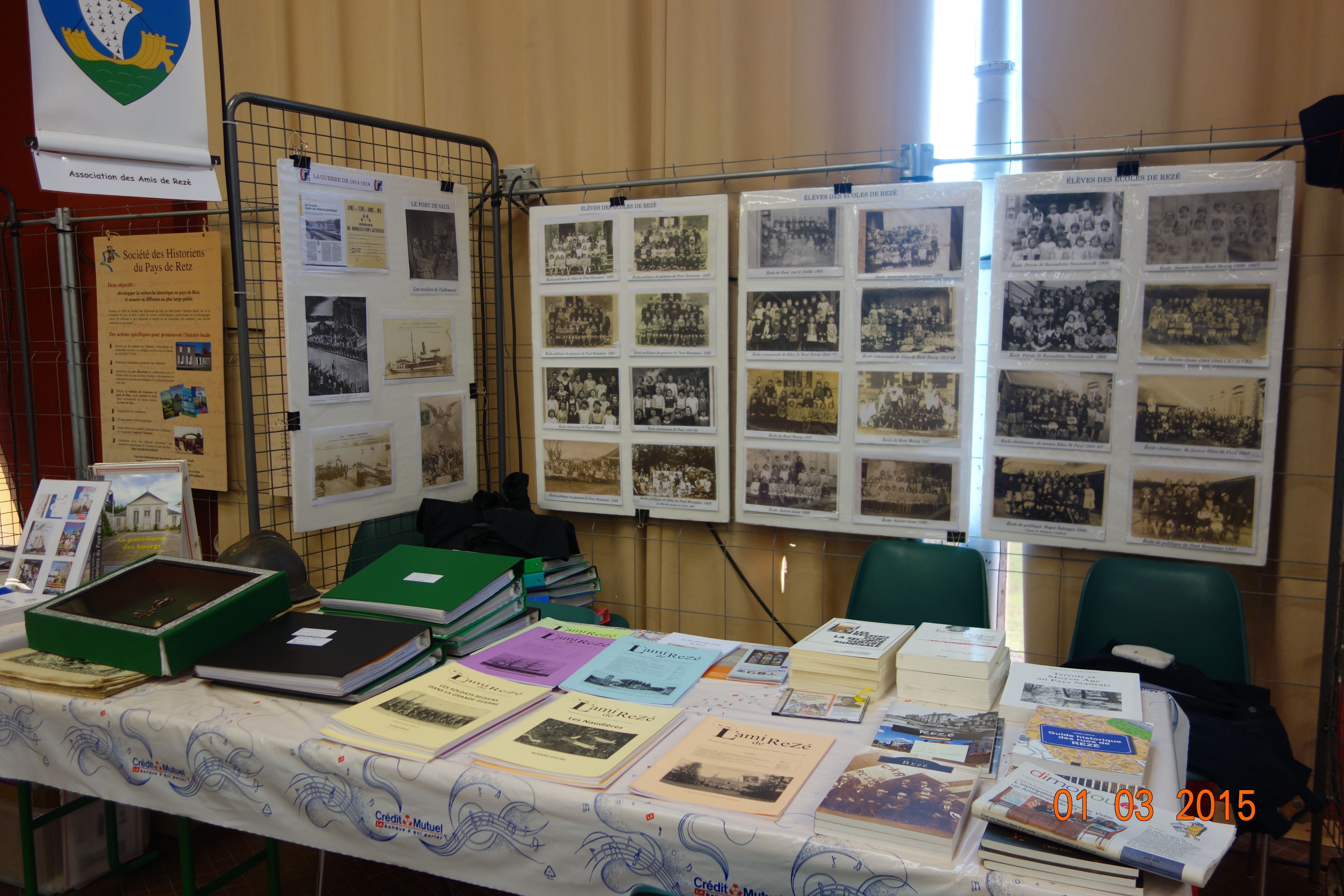 Le stand des Amis de Rezé