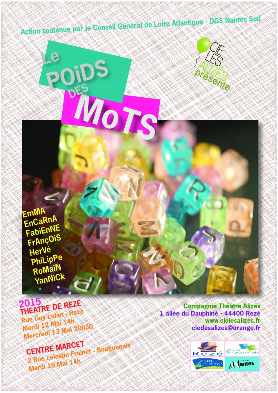 Le POiDS MoTS par la Compagnie Théâtre Les ALIZES