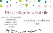 Fête de village à Haute-ile