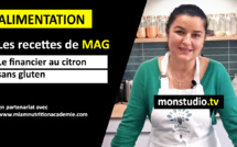 Les recettes de Mag#3 : le financier au citron sans gluten